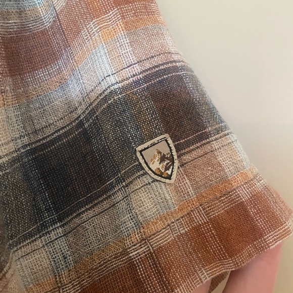 KUHL cotton-linen blend button-down short sleeve shirt. - Picture 5 of 15